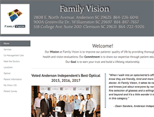 Tablet Screenshot of familyvisionpc.com